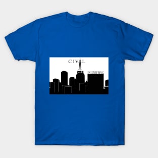 civil engineering drafter engineer T-Shirt